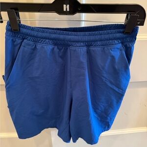 Lululemon Vibrant Blue pace breaker linerless 7" Men's Shorts